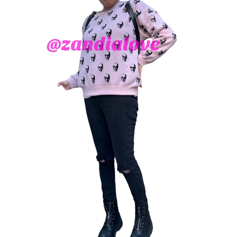 Sale! Pink Workshop skull sweater plush sz 3X